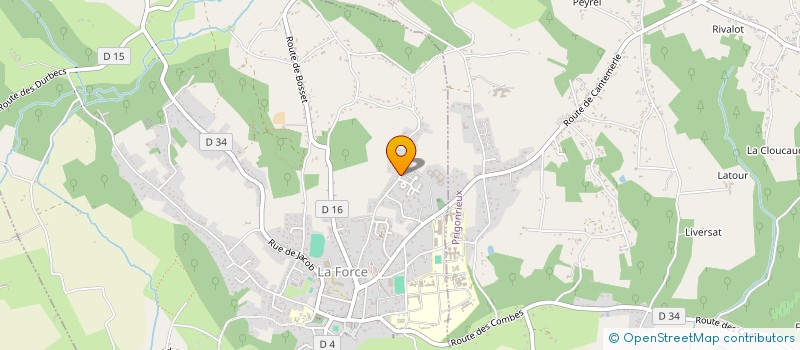 localisation de l'entreprise MADAME CELINE SIMAL  LA FORCE