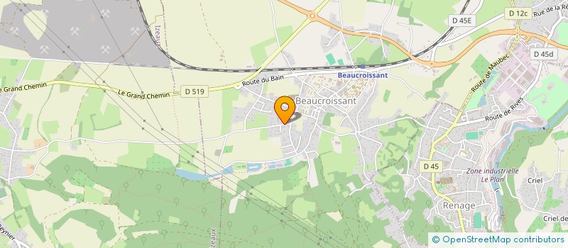 localisation de l'entreprise MADAME CELINE SIMOES  BEAUCROISSANT