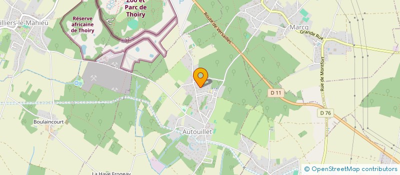 localisation de l'entreprise MADAME CELINE SIMON  AUTOUILLET