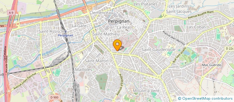 localisation de l'entreprise MADAME CELINE SINE  PERPIGNAN