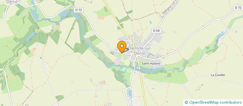 localisation de l'entreprise MADAME CELINE SIONNEAU  CHEMILLE-SUR-DEME