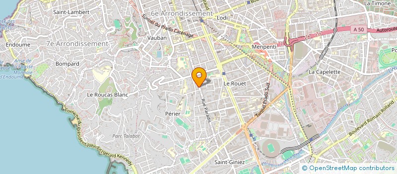 localisation de l'entreprise MADAME CELINE SIRACUSA  MARSEILLE