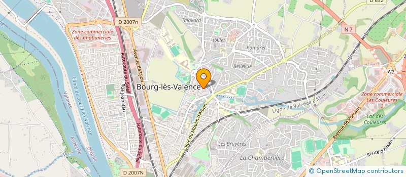 localisation de l'entreprise MADAME CELINE SISTERON à BOURG-LES-VALENCE