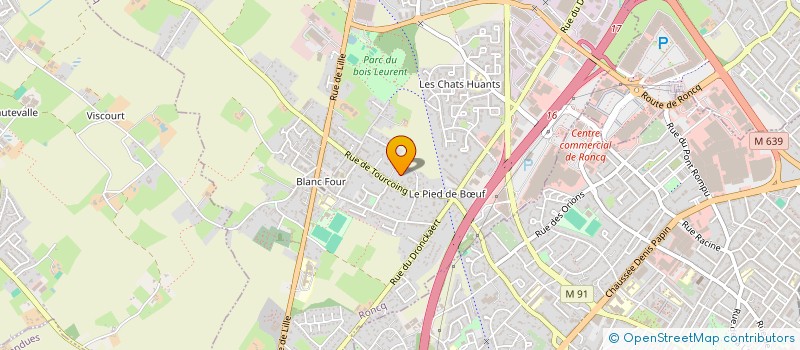 localisation de l'entreprise MADAME CELINE SIX  RONCQ