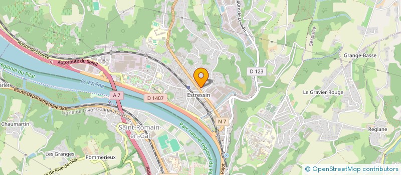 localisation de l'entreprise MADAME CELINE SOLEIROL  VIENNE