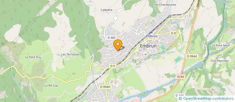 localisation de l'entreprise MADAME CELINE SOLETTA  EMBRUN