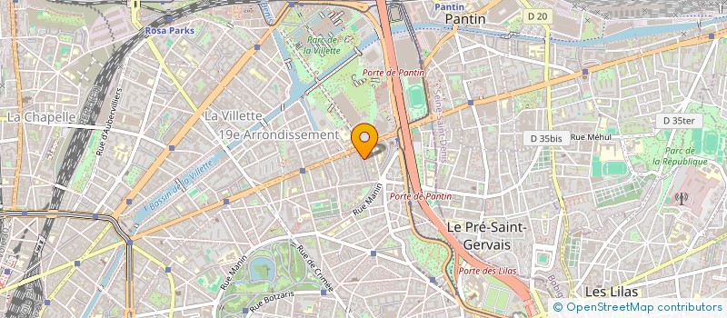 localisation de l'entreprise MADAME CELINE SOSSAH  PARIS