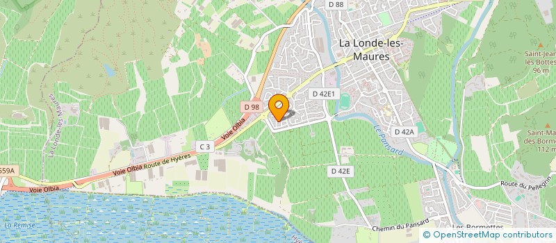 localisation de l'entreprise MADAME CELINE SOUBIROUS  LA LONDE-LES-MAURES
