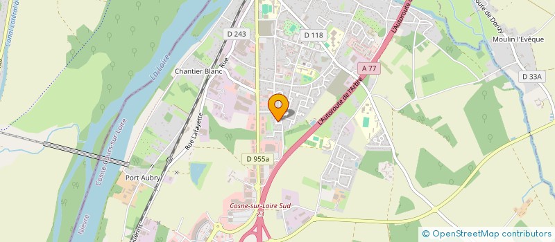 localisation de l'entreprise MADAME CELINE SOUPIROT à COSNE-COURS-SUR-LOIRE