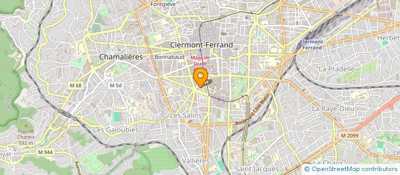 localisation de l'entreprise MADAME CELINE SOUQUIERE  CLERMONT-FERRAND