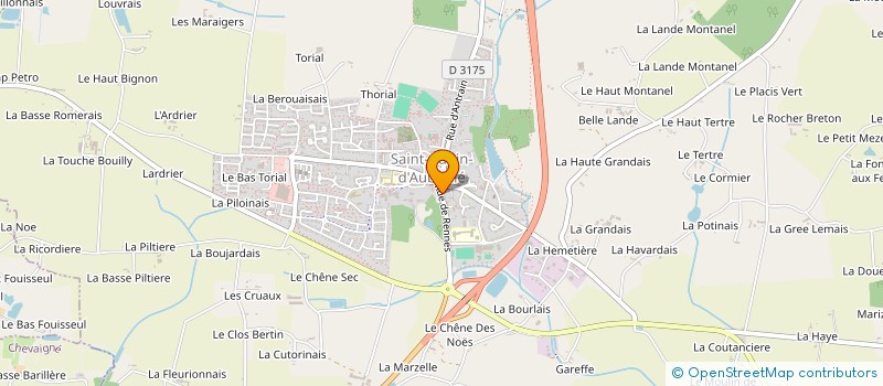 localisation de l'entreprise MADAME CELINE SOURDIN  SAINT-AUBIN-D'AUBIGNE