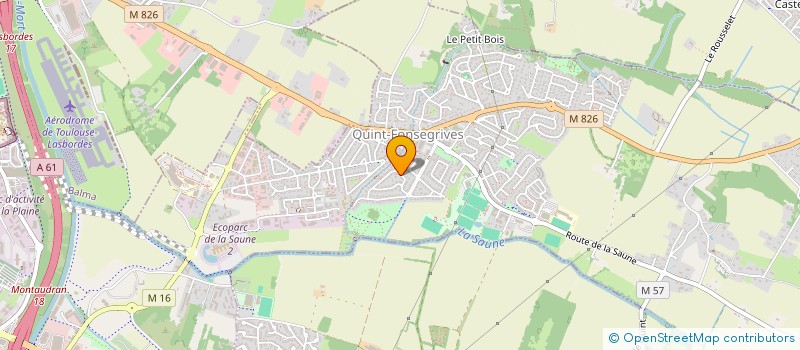 localisation de l'entreprise MADAME CELINE SOUTTHAPHANE  QUINT-FONSEGRIVES