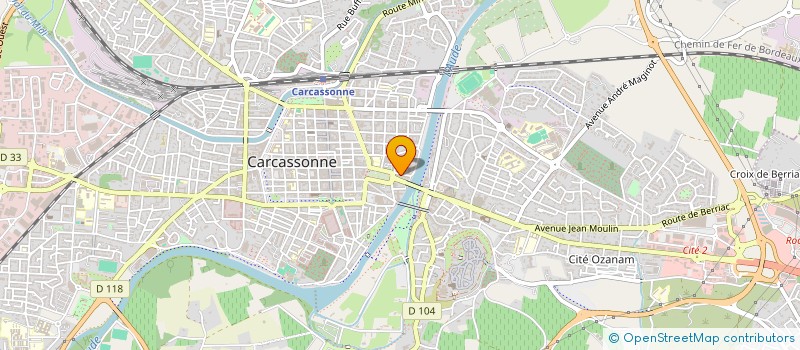 localisation de l'entreprise MADAME CELINE SPENCER à CARCASSONNE