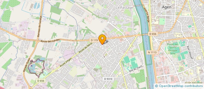 localisation de l'entreprise MADAME CELINE SPINARDI  LE PASSAGE