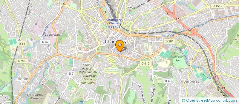 localisation de l'entreprise MADAME CELINE SPITERI à CHAMBERY