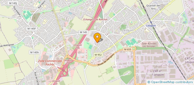 localisation de l'entreprise MADAME CELINE STIEN à LESQUIN