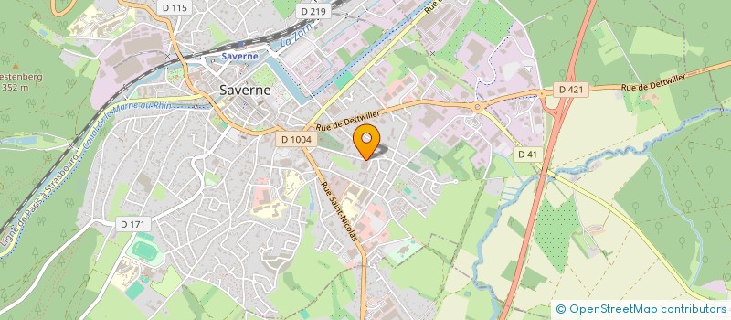 localisation de l'entreprise MADAME CELINE STIRN  SAVERNE