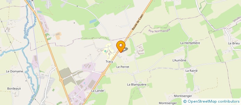 localisation de l'entreprise MADAME CELINE SUARD  VIRE-NORMANDIE