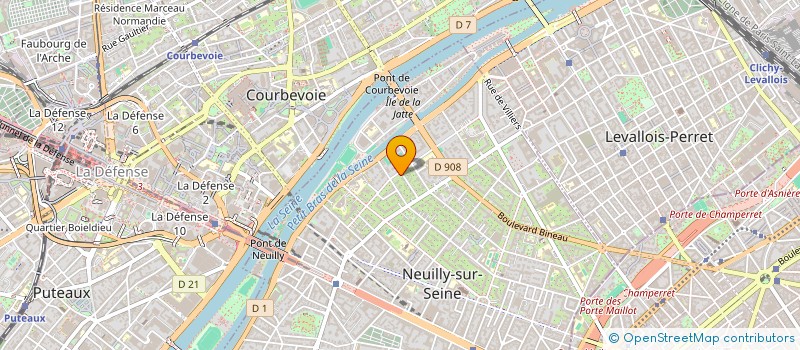 localisation de l'entreprise MADAME CELINE SUREAU à NEUILLY-SUR-SEINE