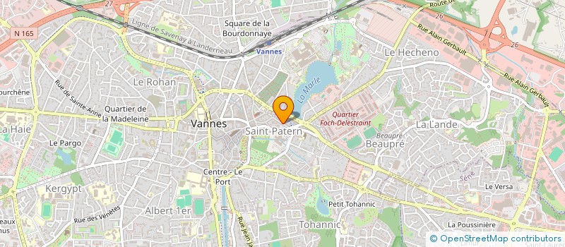 localisation de l'entreprise MADAME CELINE SYLVIE LESENNE à VANNES