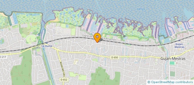 localisation de l'entreprise MADAME CELINE TABY  GUJAN-MESTRAS