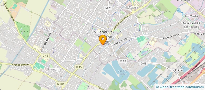 localisation de l'entreprise MADAME CELINE TAILHAN à VILLENEUVE-TOLOSANE