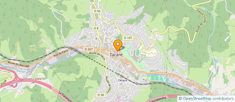 localisation de l'entreprise MADAME CELINE TALLENAYE  TARARE