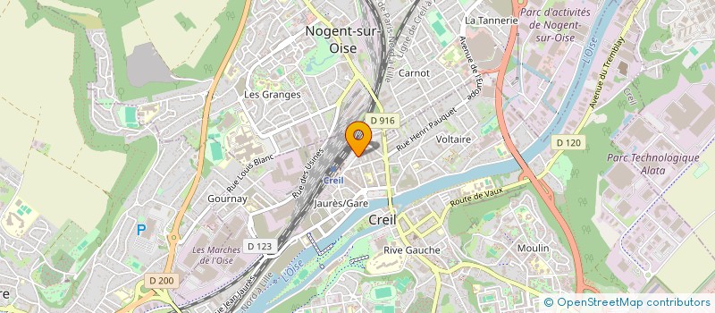 localisation de l'entreprise MADAME CELINE TALLON à CREIL
