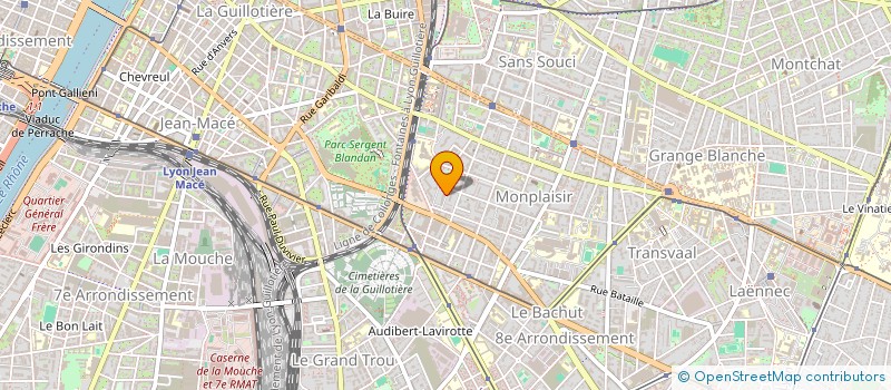 localisation de l'entreprise MADAME CELINE TALON  LYON