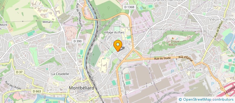 localisation de l'entreprise MADAME CELINE TALUREAU à MONTBELIARD