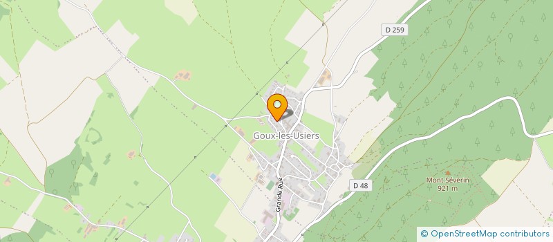 localisation de l'entreprise MADAME CELINE TAMISIER  VAL D'USIERS