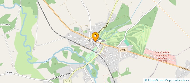 localisation de l'entreprise MADAME CELINE TANCHOUX à VILLEDIEU-SUR-INDRE