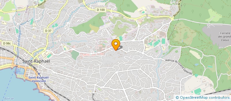 localisation de l'entreprise MADAME CELINE TASSE  SAINT-RAPHAEL