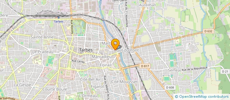 localisation de l'entreprise MADAME CELINE TATTO  TARBES