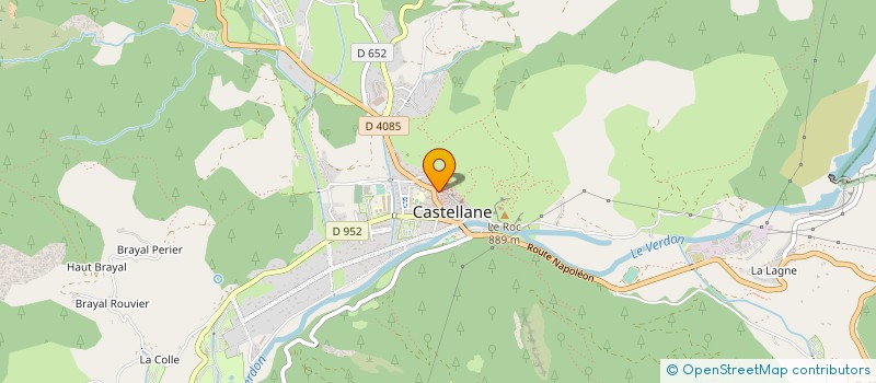 localisation de l'entreprise MADAME CELINE TAUPENAS à CASTELLANE