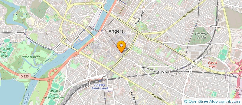 localisation de l'entreprise MADAME CELINE TAVENARD à ANGERS