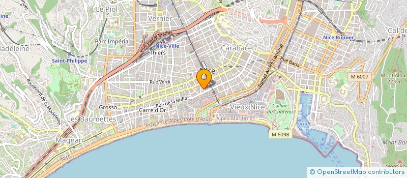 localisation de l'entreprise MADAME CELINE TEBOUL à NICE