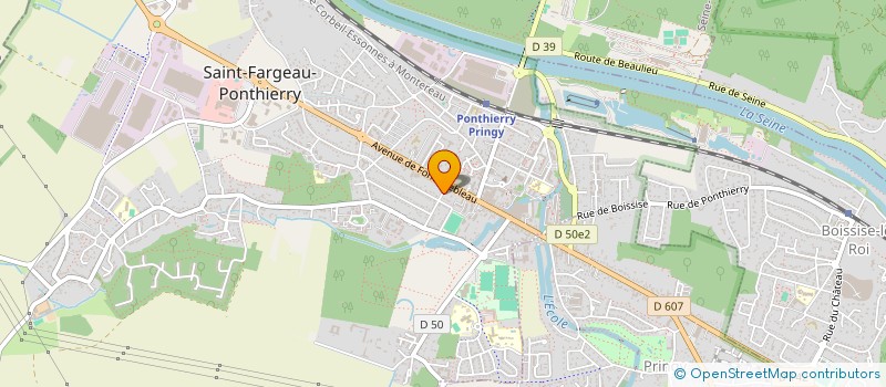 localisation de l'entreprise MADAME CELINE TEBOUL  SAINT-FARGEAU-PONTHIERRY