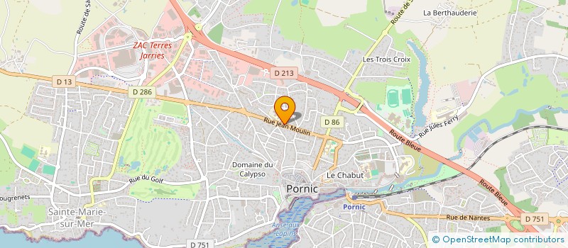 localisation de l'entreprise MADAME CELINE TEFFENE  PORNIC