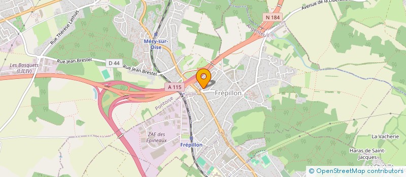 localisation de l'entreprise MADAME CELINE TEMPORAO  FREPILLON