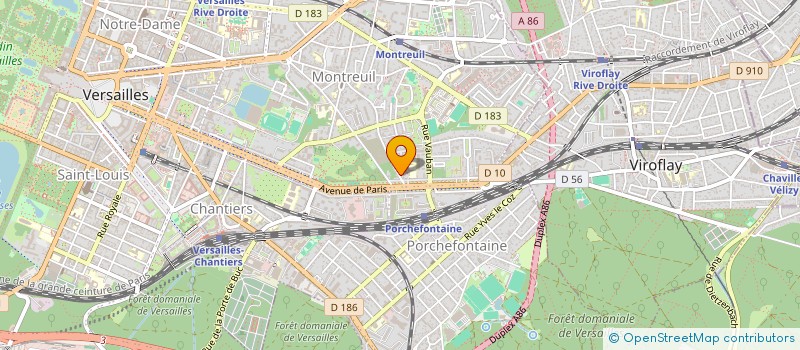 localisation de l'entreprise MADAME CELINE TERNAND à VERSAILLES