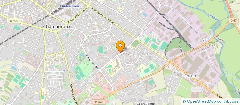 localisation de l'entreprise MADAME CELINE TERRACHER à CHATEAUROUX