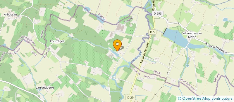 localisation de l'entreprise MADAME CELINE TERRAUBE  FOURCES