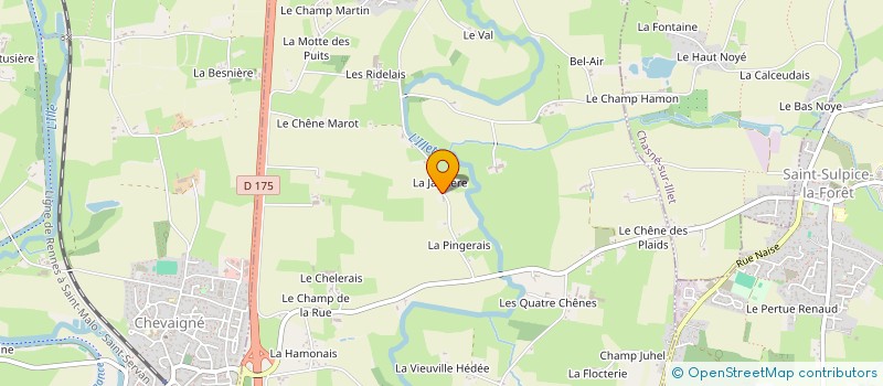 localisation de l'entreprise MADAME CELINE TERTRAIS  SAINT-MEDARD-SUR-ILLE