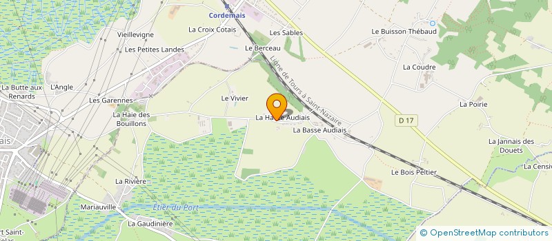 localisation de l'entreprise MADAME CELINE TESSIER  CORDEMAIS