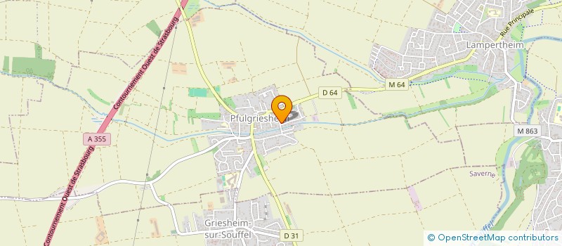 localisation de l'entreprise MADAME CELINE TEUFEL  NEUGARTHEIM-ITTLENHEIM