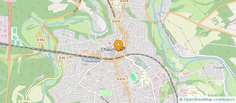localisation de l'entreprise MADAME CELINE THABOURIN à CHAUMONT