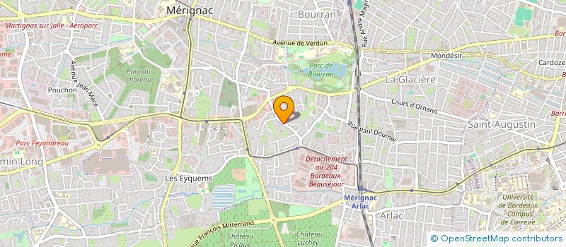 localisation de l'entreprise MADAME CELINE THIBAUT  MERIGNAC