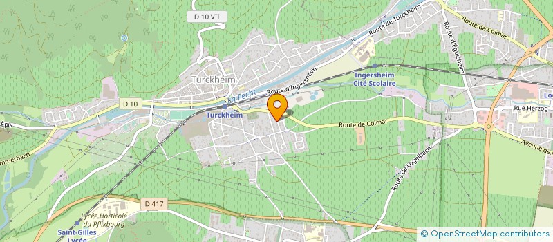 localisation de l'entreprise MADAME CELINE THIEBAUD  TURCKHEIM