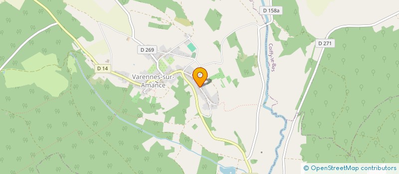 localisation de l'entreprise MADAME CELINE THIERRY à VARENNES-SUR-AMANCE
